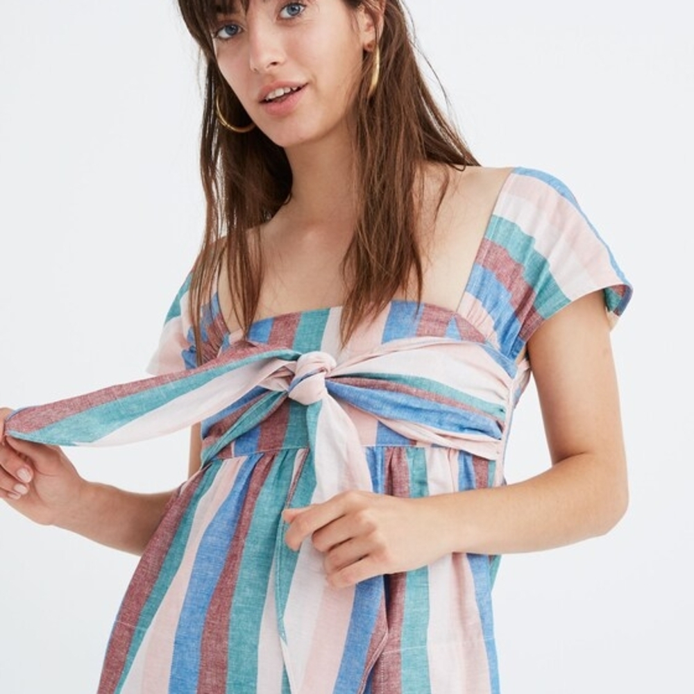 Madewell Multicolor Plaid Dress